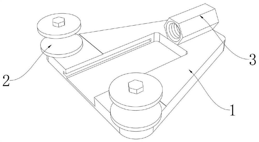 Steel wire rope bending tool