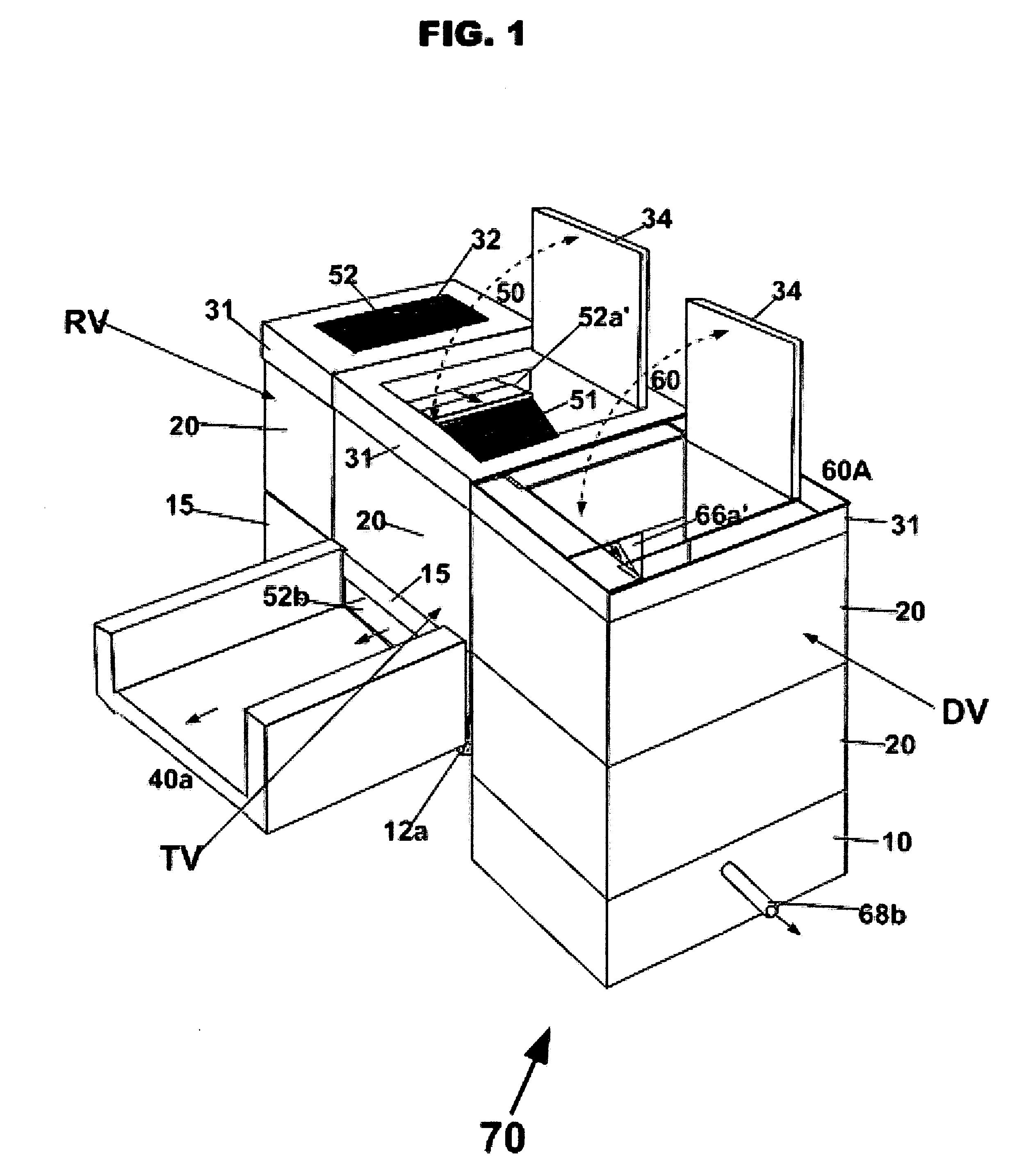 Storm water treatment system, modular drain vault, tube cleaning tool and methods