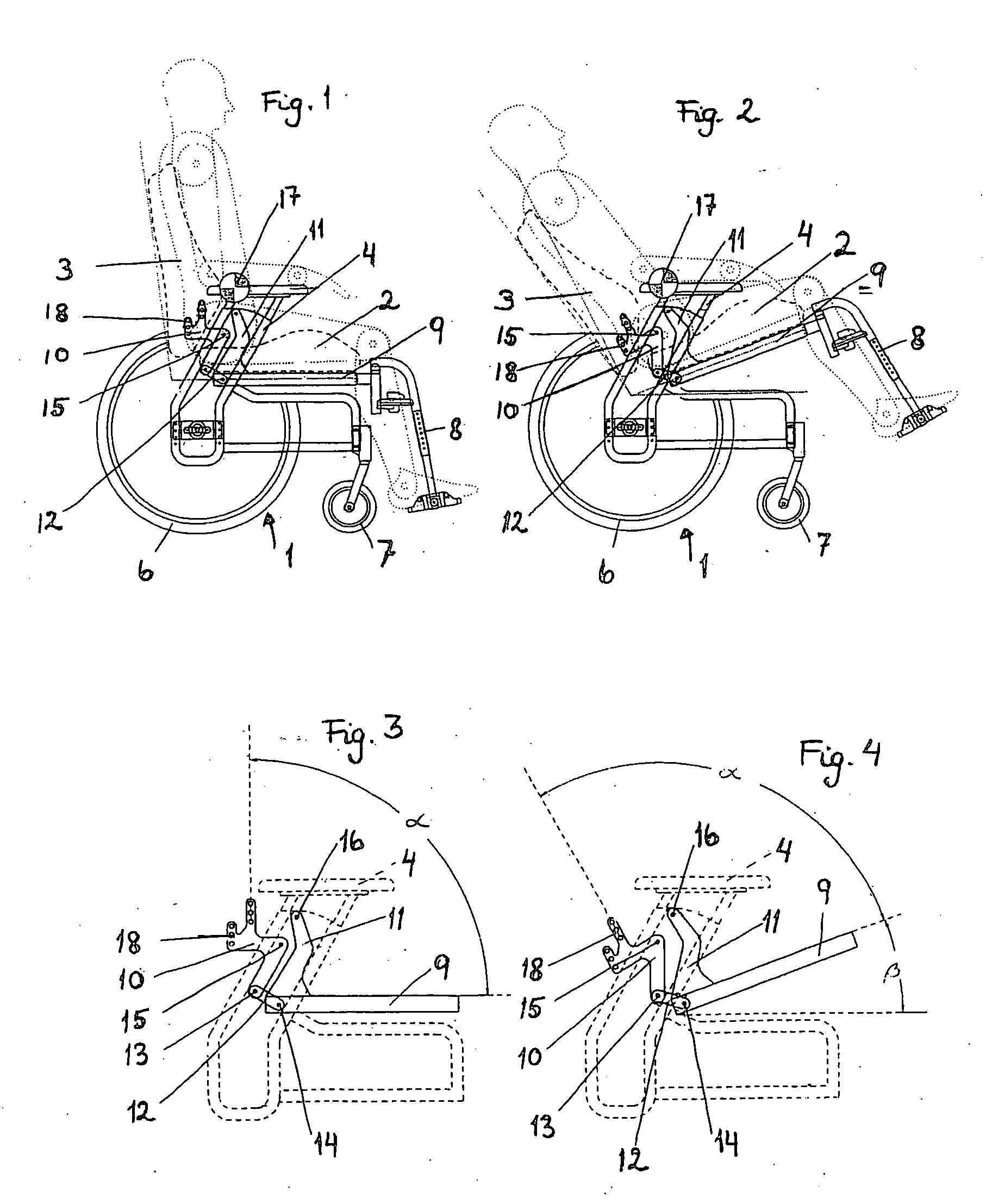 Adjustable chair arrangement