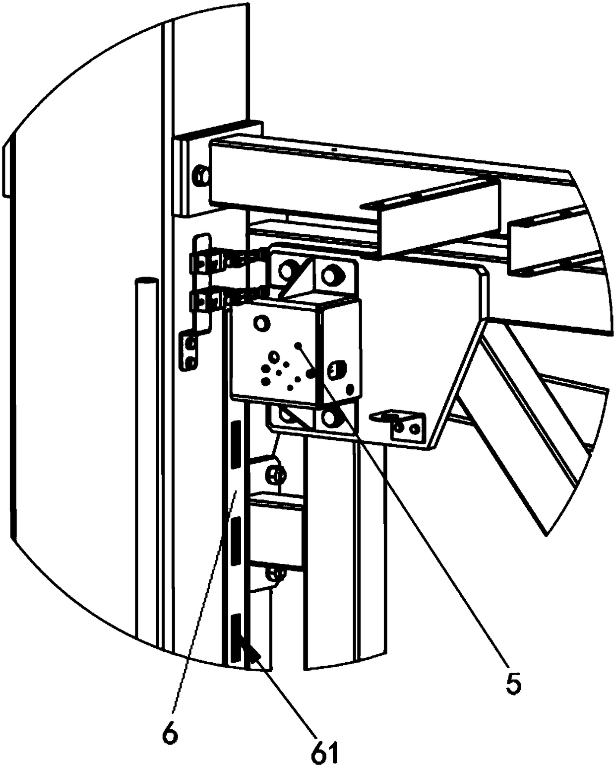 Cantilever type intelligent parking garage