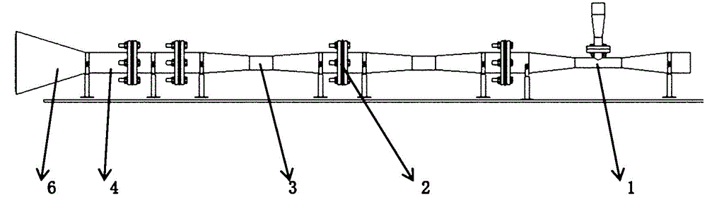 Gas-solid mixing conveying device capable of achieving even distribution and application of gas-solid mixing conveying device