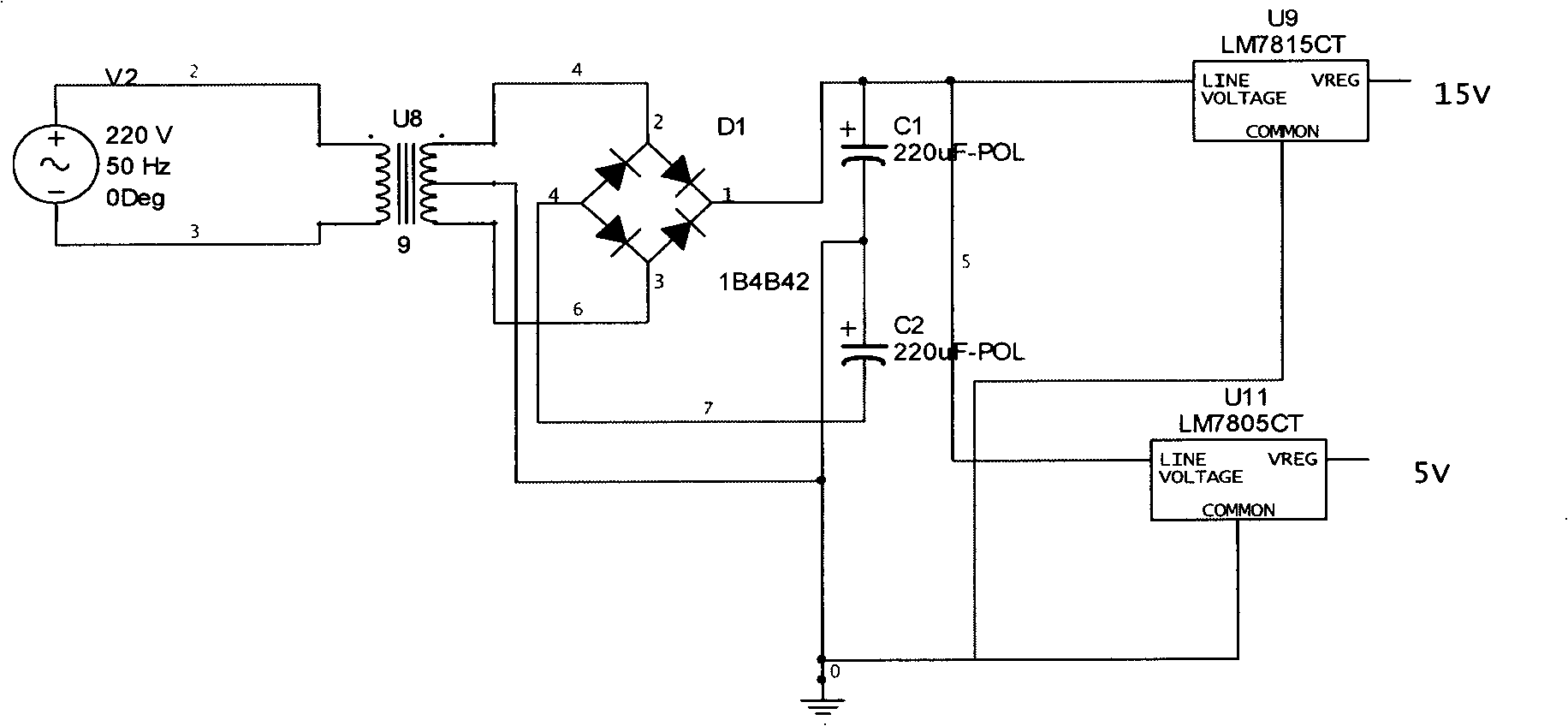 Telephone remote-control device for household electrical appliance base on singlechip and working method thereof