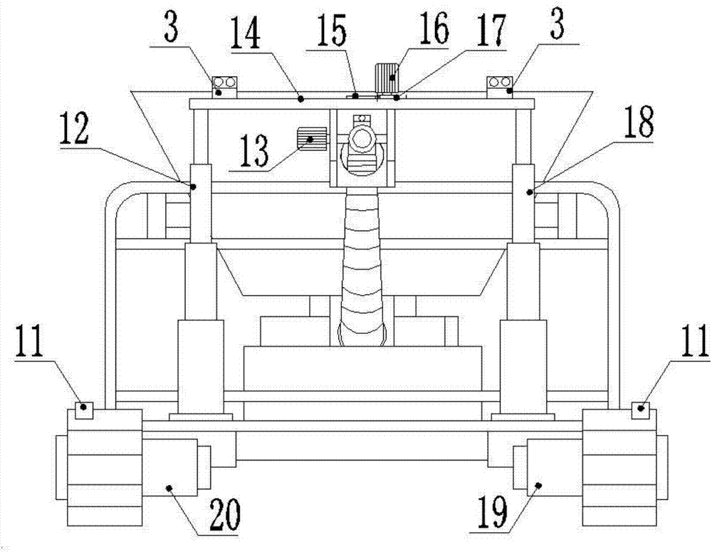 Intelligent building spraying machine