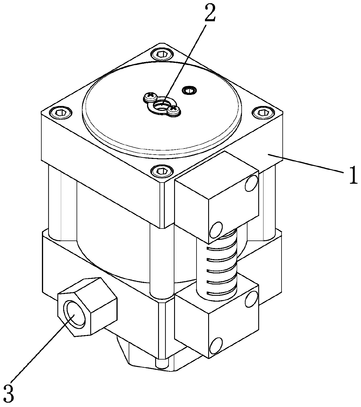 Pneumatic oil hydraulic pump