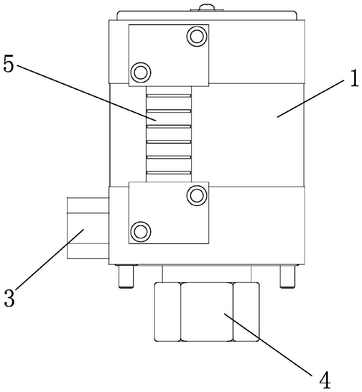 Pneumatic oil hydraulic pump