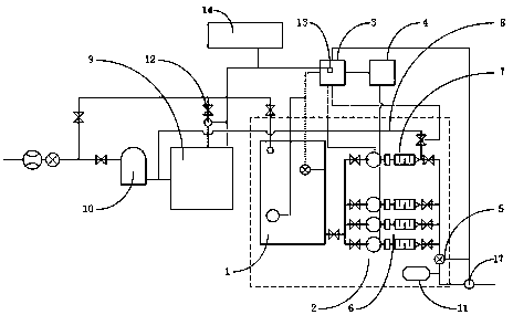 Intelligent energy-saving variable-frequency water supply system and control method thereof