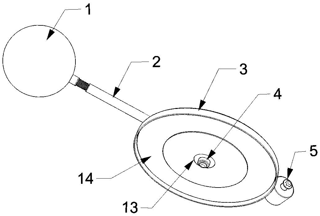 Fully-sealed volatilization prevention device for emergency drainage pipe of floating roof and method