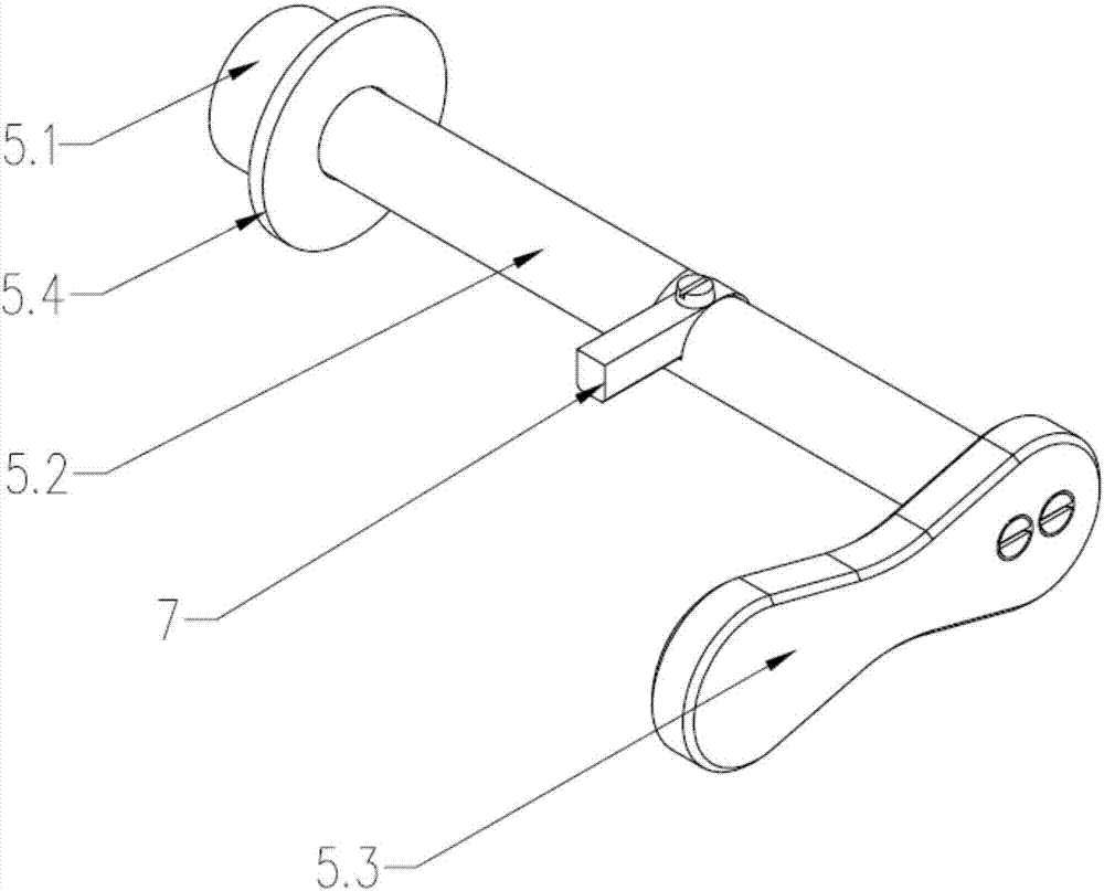 Side locking device for lifting appliance on electrophoresis conveying line