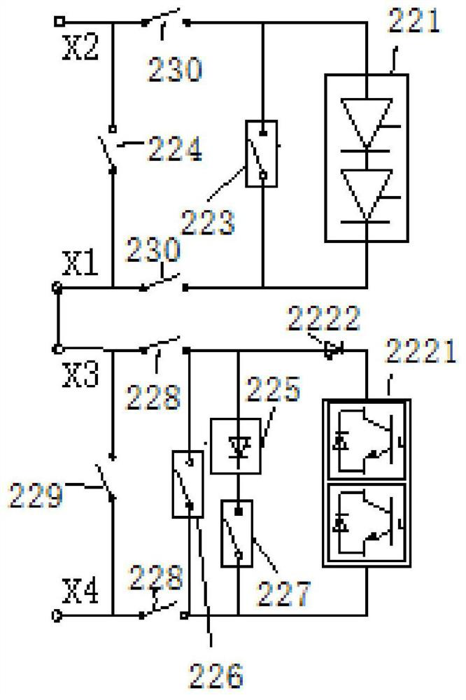 Method and device for online withdrawal of voltage source converter in hybrid direct current transmission system