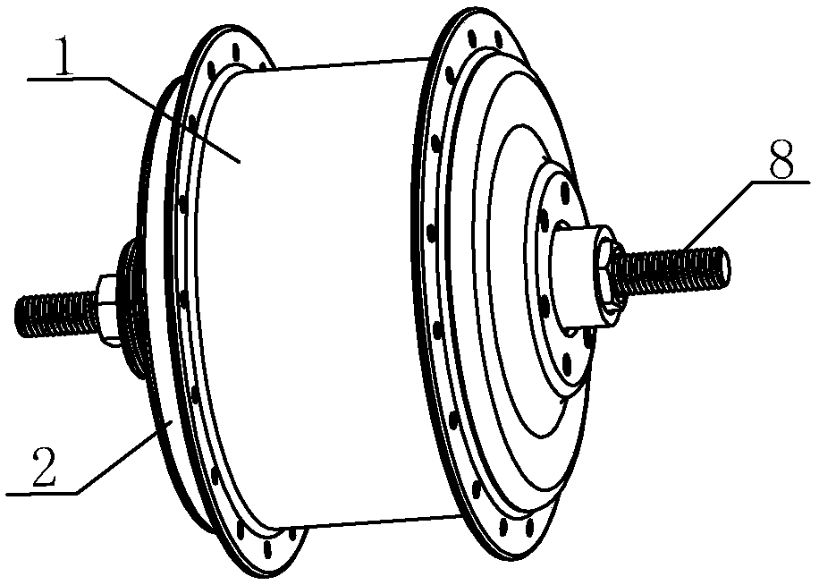 Bicycle provided with stepless speed changing device