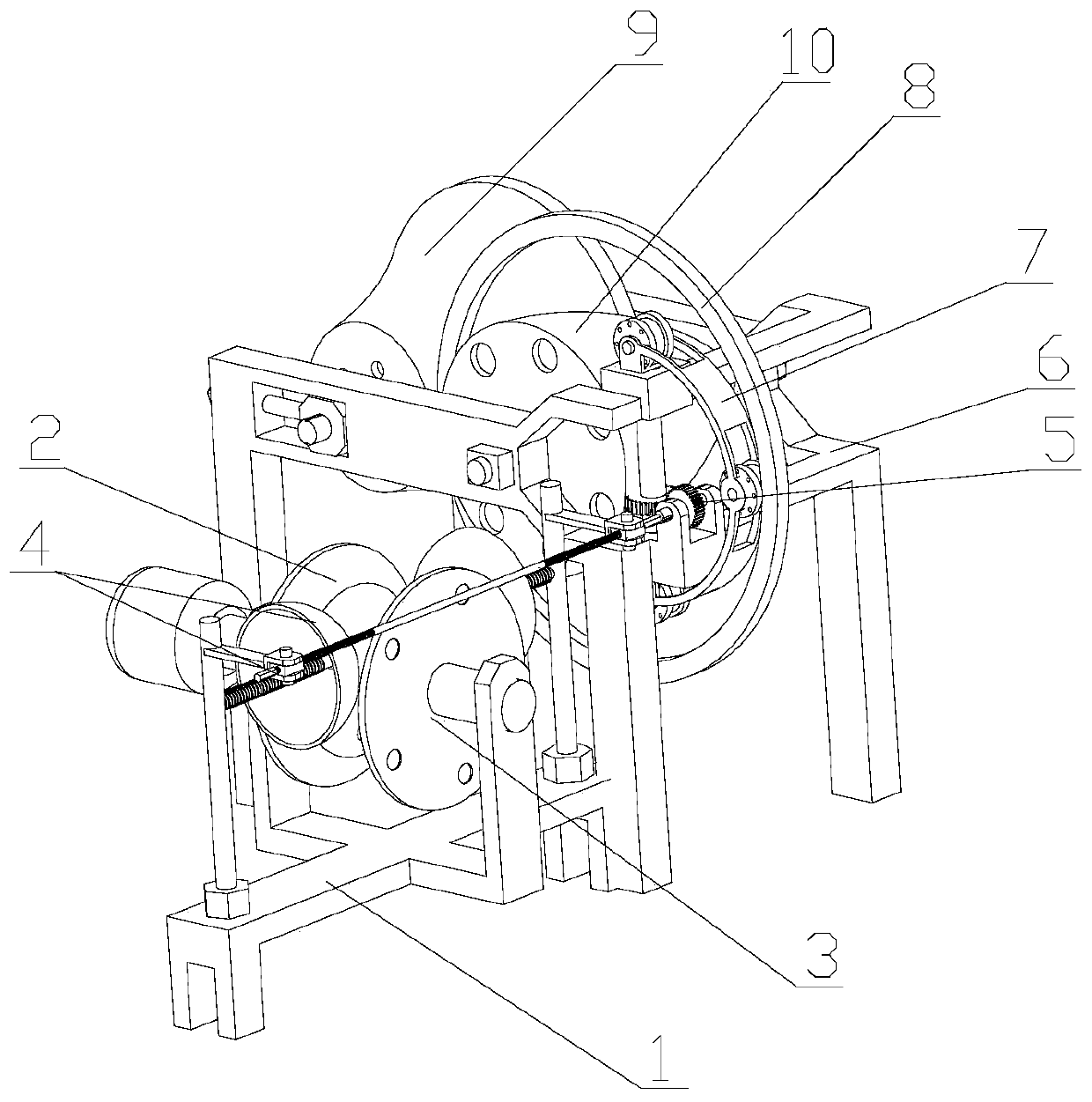 Spinning forming machining device and spinning forming method thereof