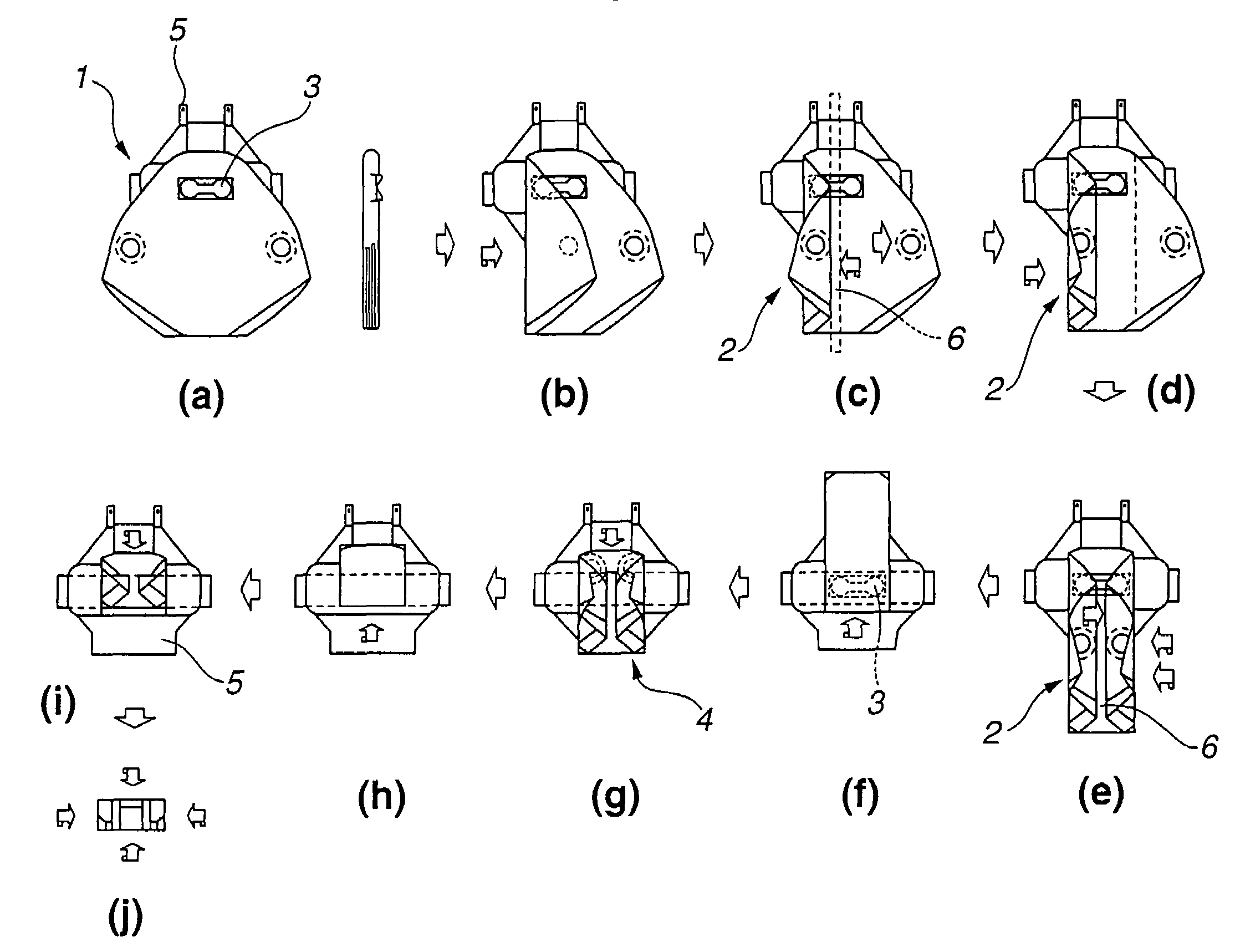 Air bag and folding method therefor