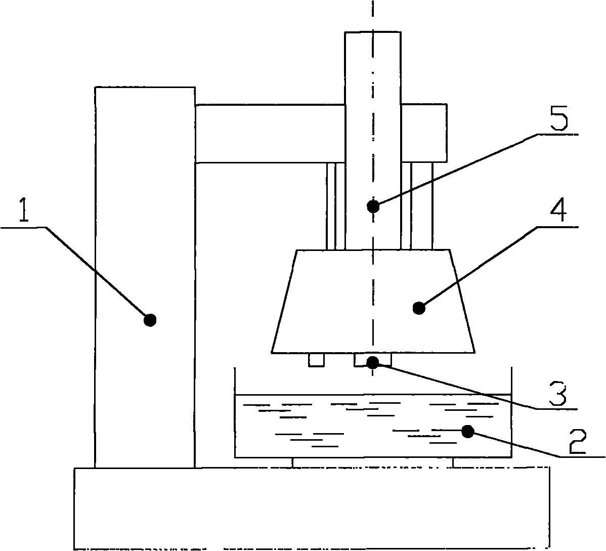 Main spindle hood of electric spark moulding machine