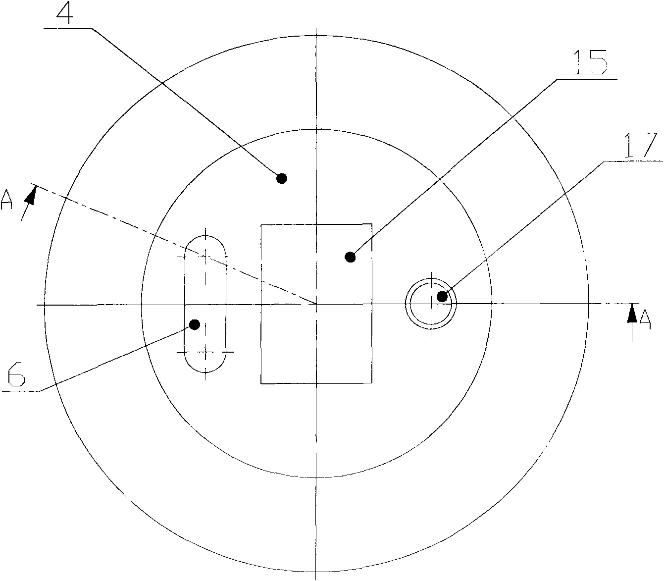 Main spindle hood of electric spark moulding machine