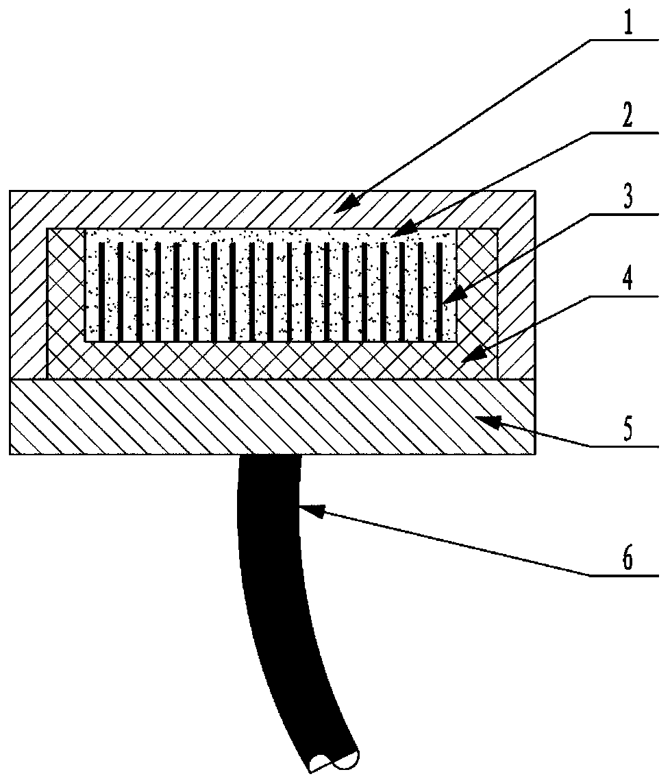 Broadband transducer and preparation method thereof