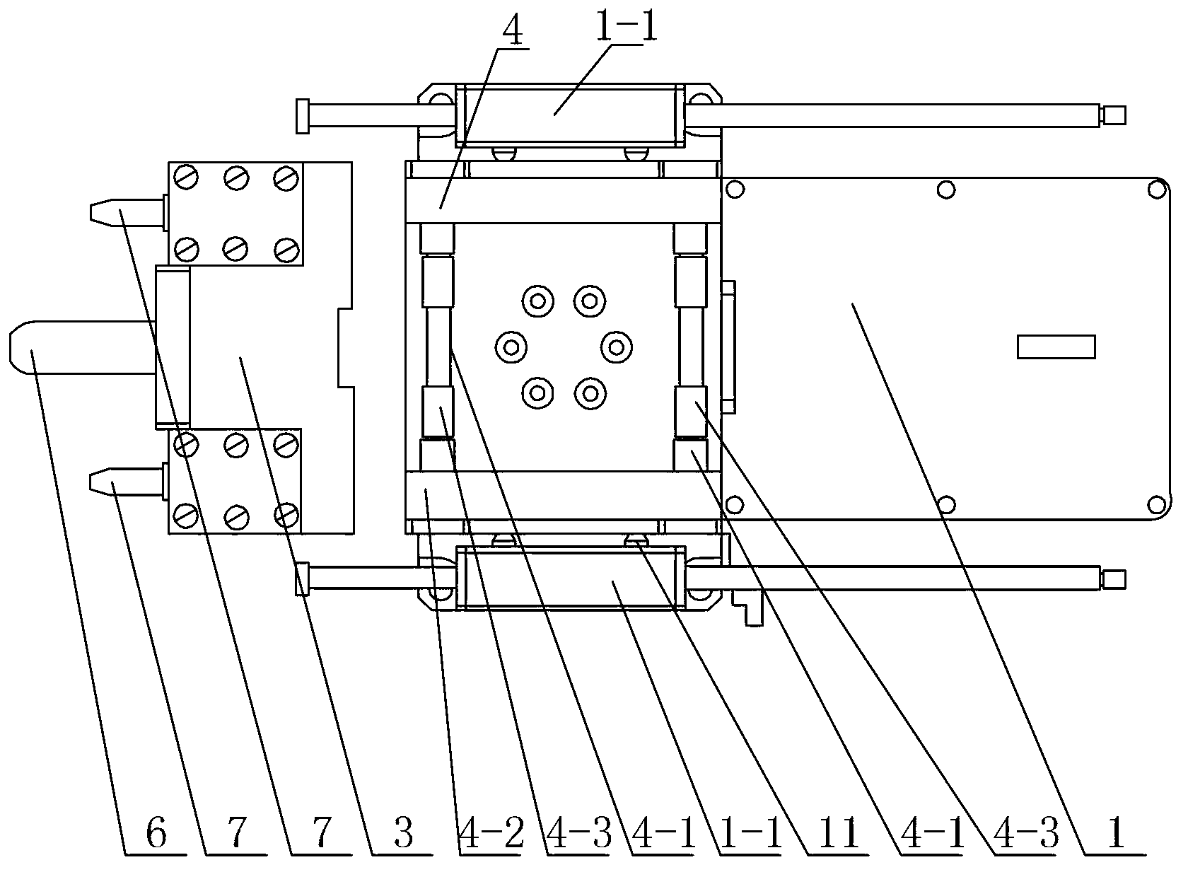 Self-adaptive butt-joint automatic charger