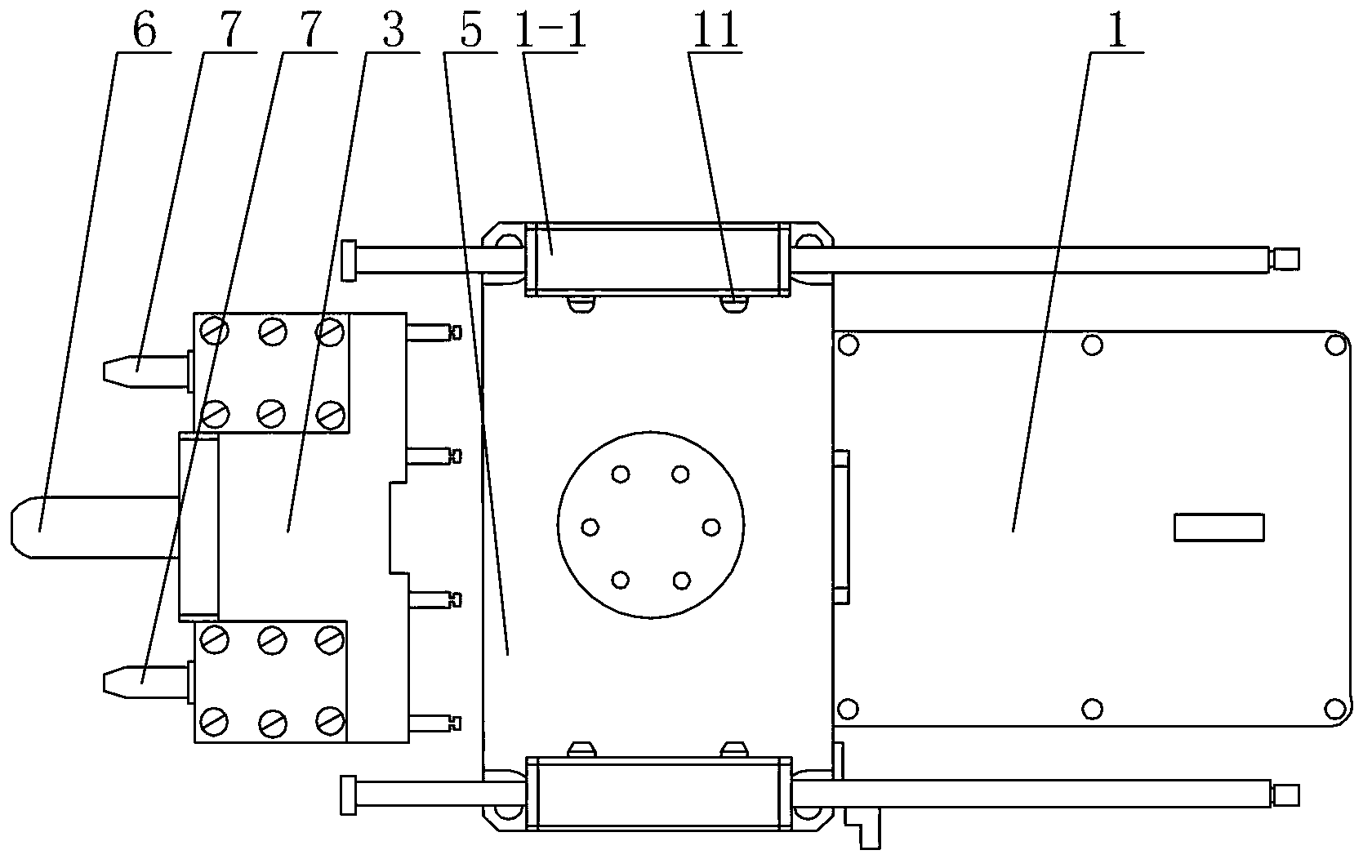 Self-adaptive butt-joint automatic charger