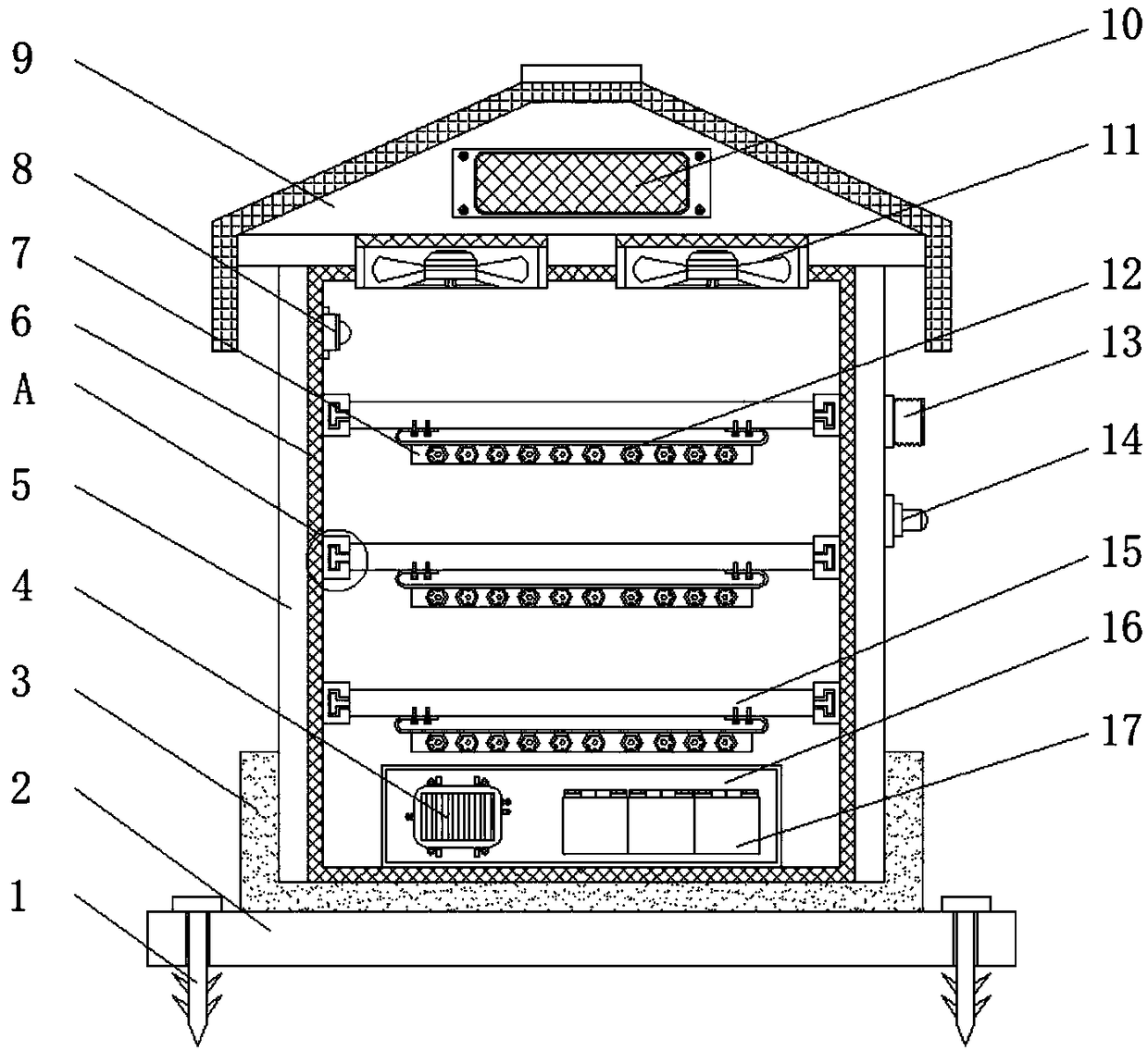 Power transformation box shielding external interference