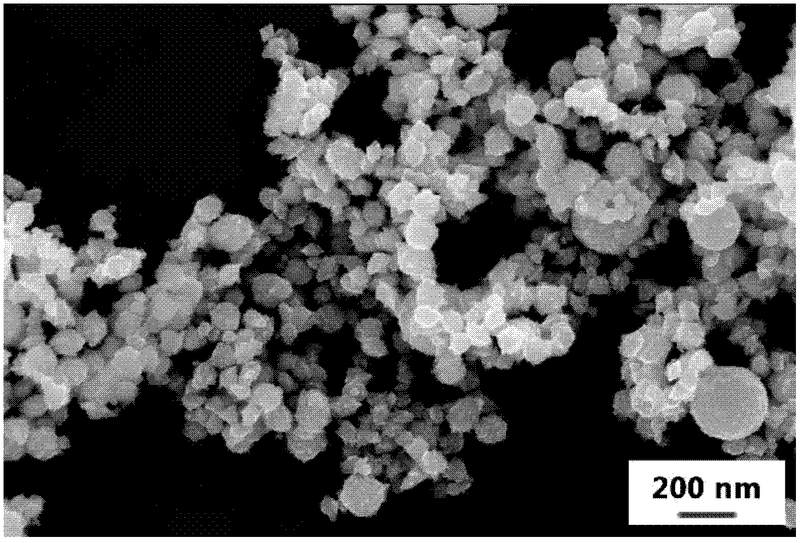 Chemical method for preparing cobalt nickel nanoscale alloy powder