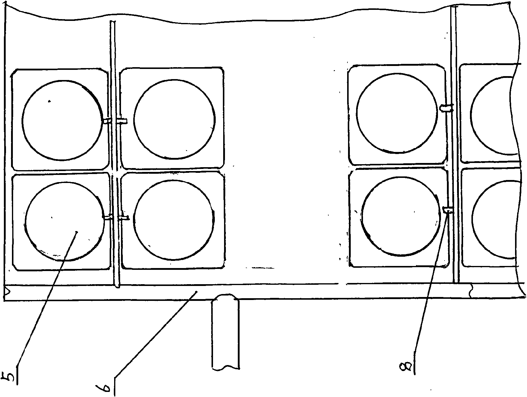 Methane station for intensive gas supply