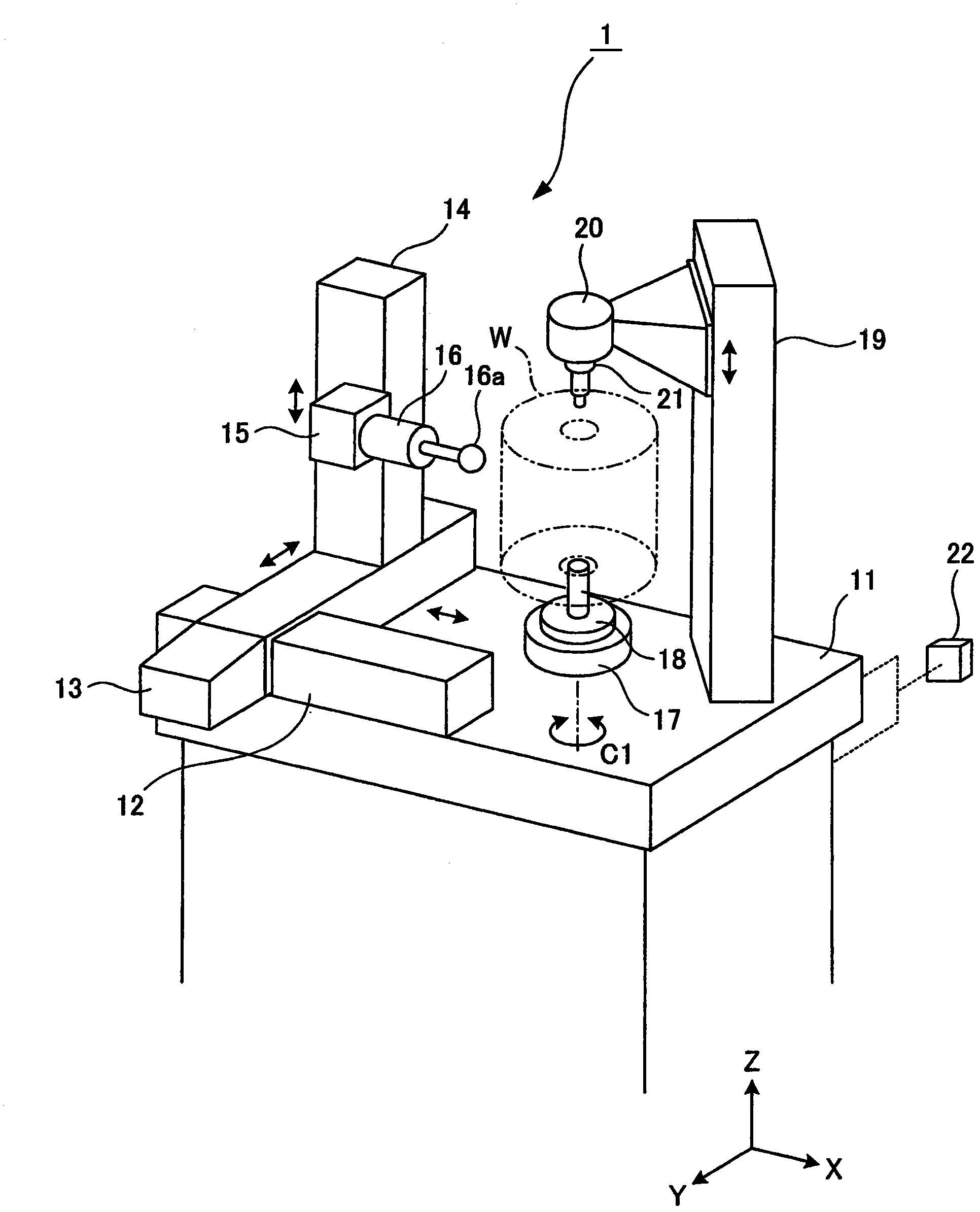 Method of measuring gear