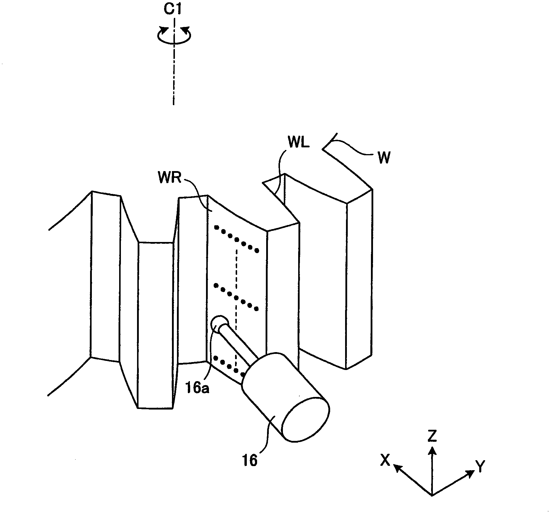 Method of measuring gear