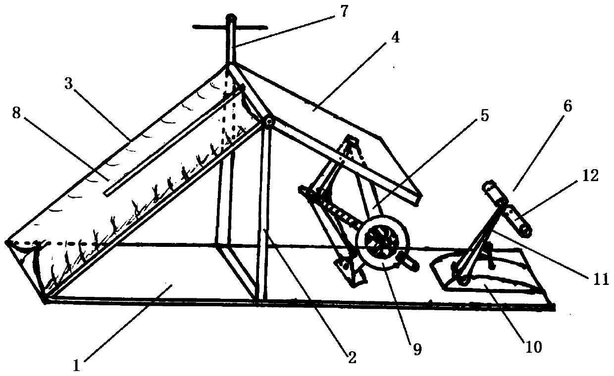 Portable shooting auxiliary device for knee joint axial position X-ray film