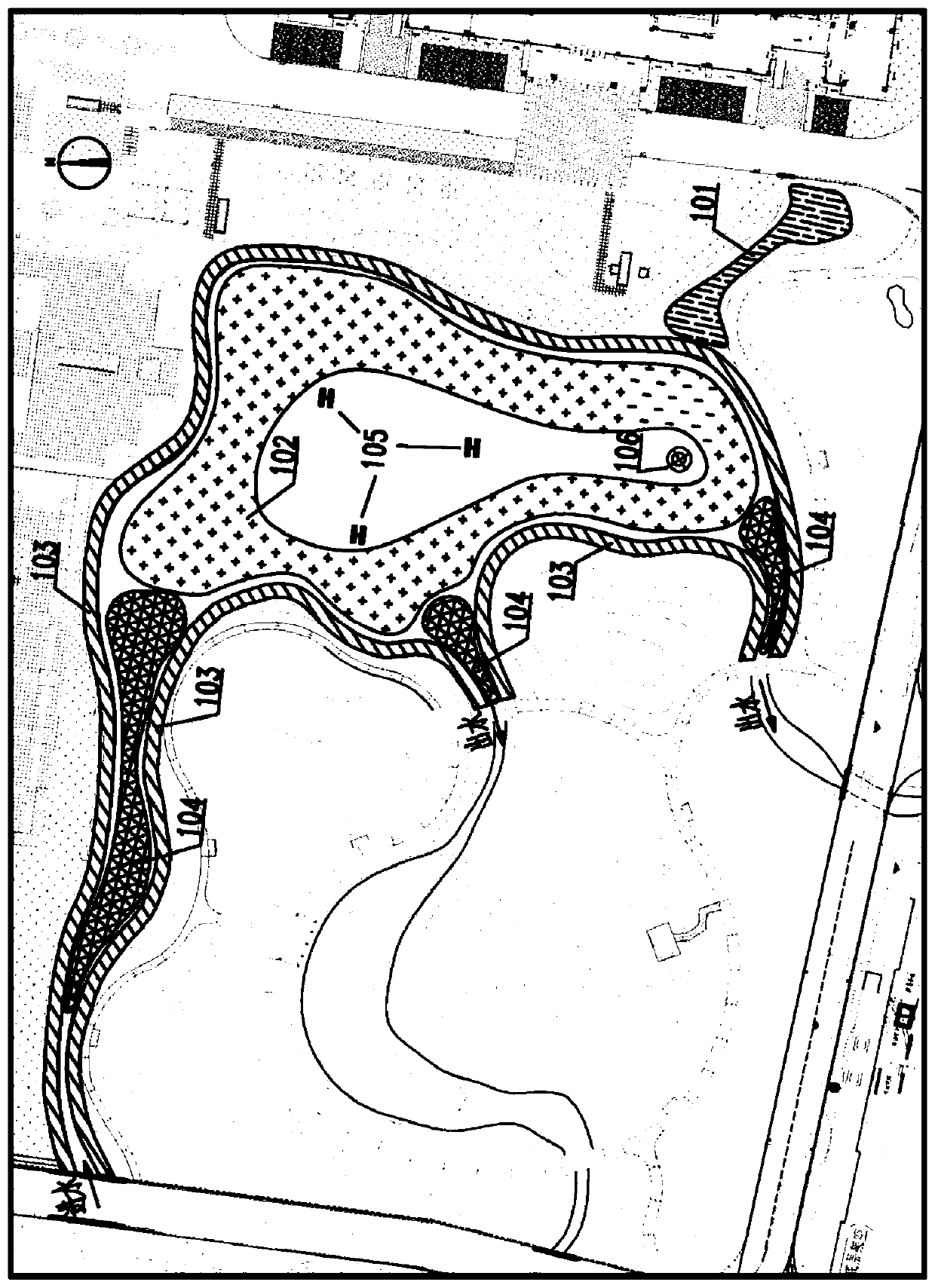 Systematic shallow water artificial lake ecological restoration method