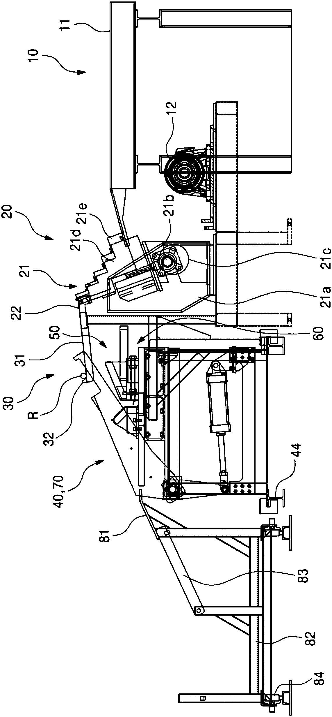 Unmanned automatic rebar bending machine