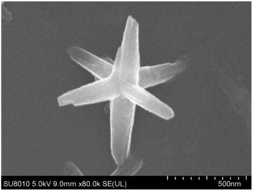 Method of synthesizing and preparing zeolitic imidazolate framework material ZIF-8 nanometer six-foot body by using seed growth