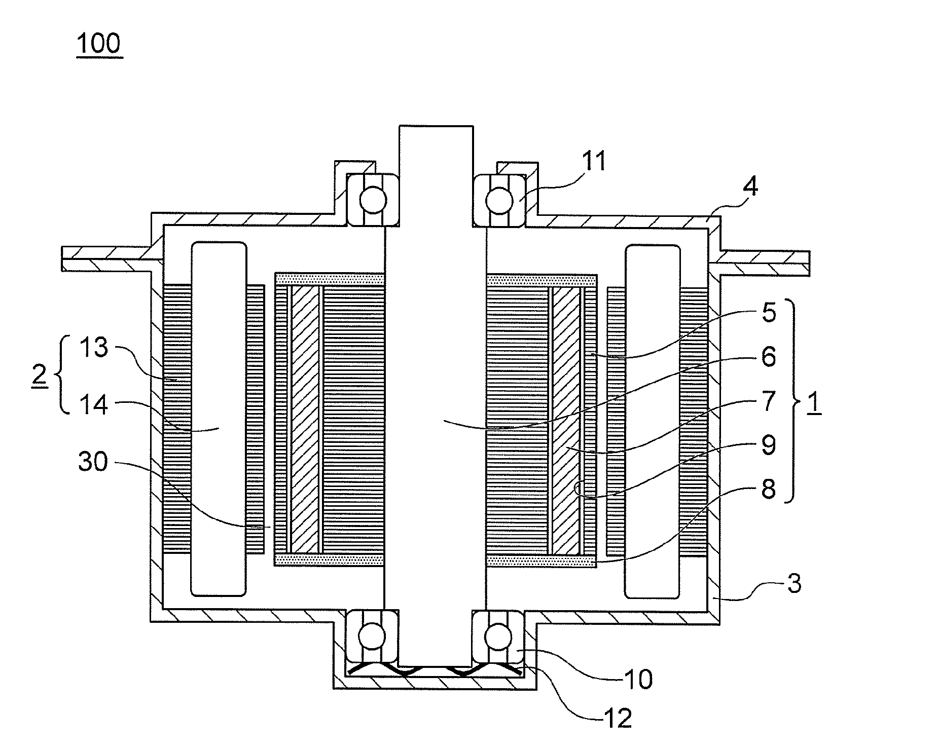 An interior permanent magnet motor