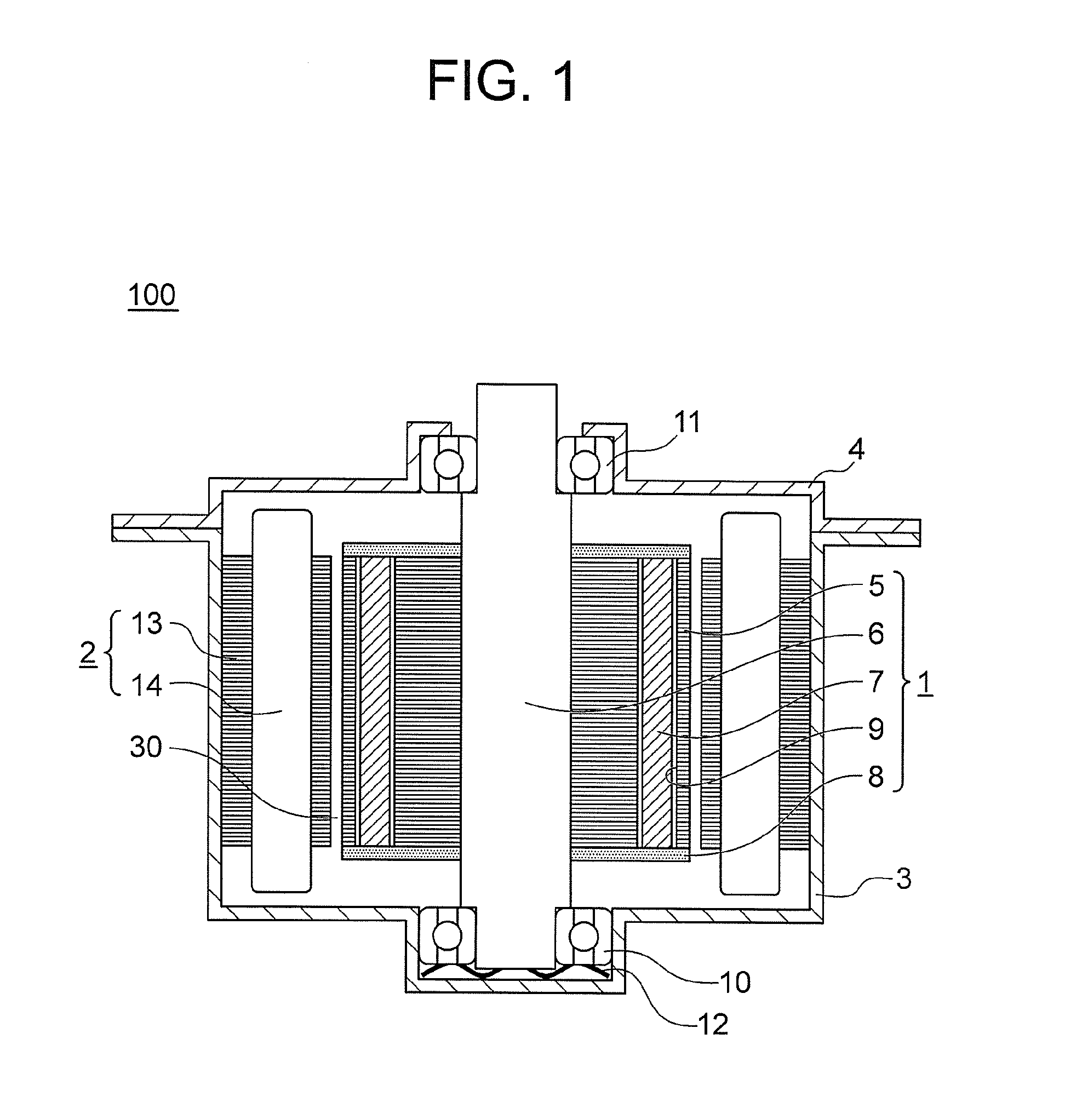 An interior permanent magnet motor