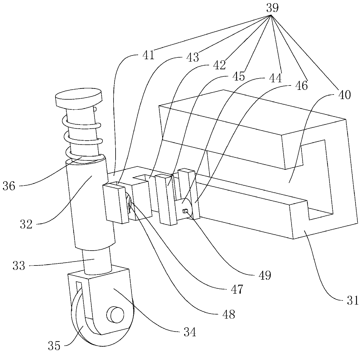 Rewinding splitting machine and bobbin paper manufacturing process applying same