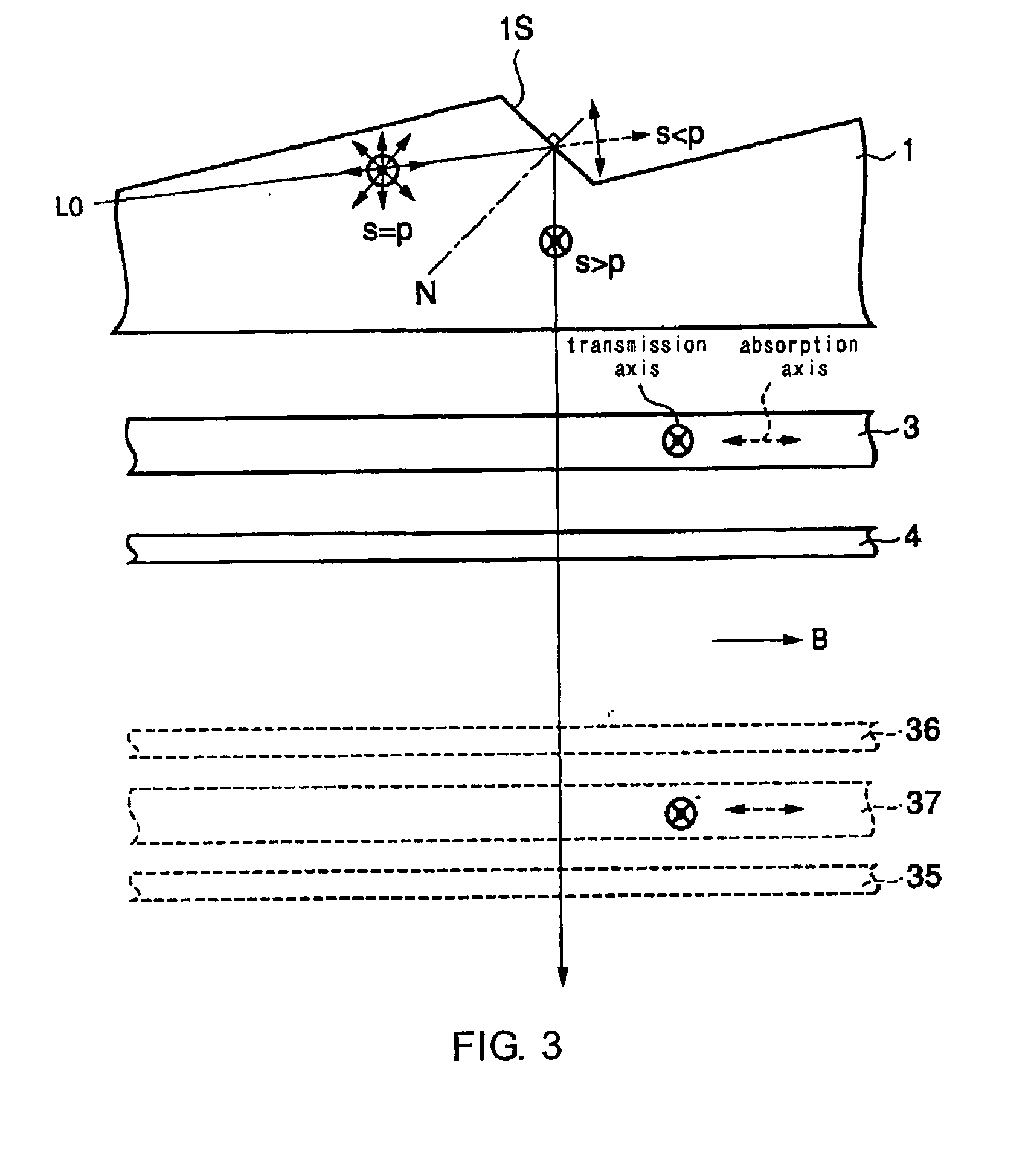 Surface illumination device and display using the same