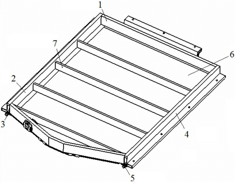 Water-cooling heat dissipation device of new energy automobile battery pack