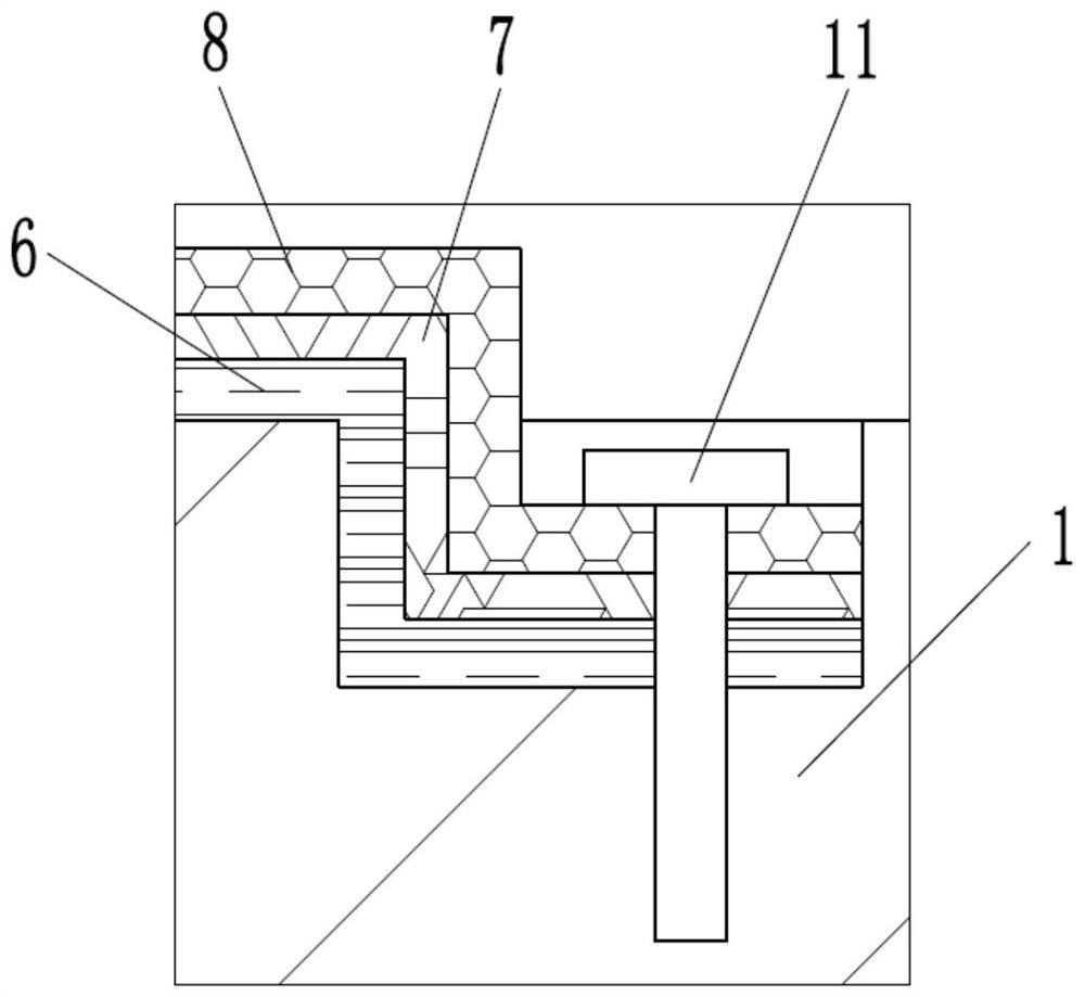 Building wall deformation joint construction structure