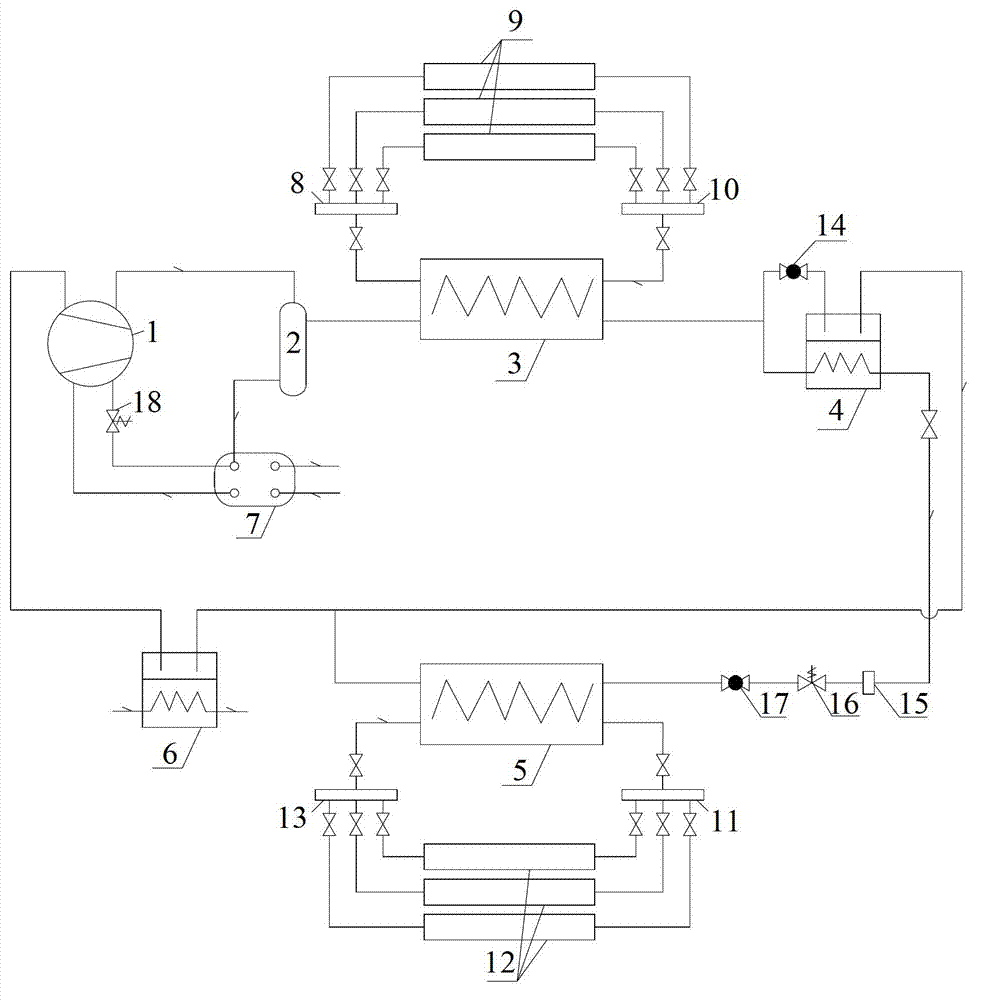 Novel double-effect dual-temperature high temperature heat pump device