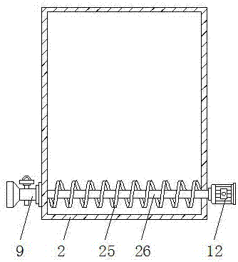 Concrete stirring device for building construction