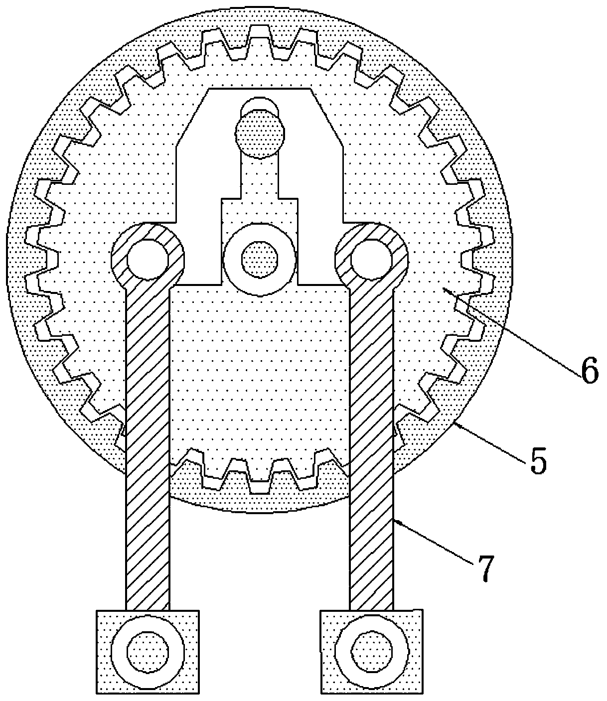 Product filling device suitable for different concentrations based on displacement differential motion principle