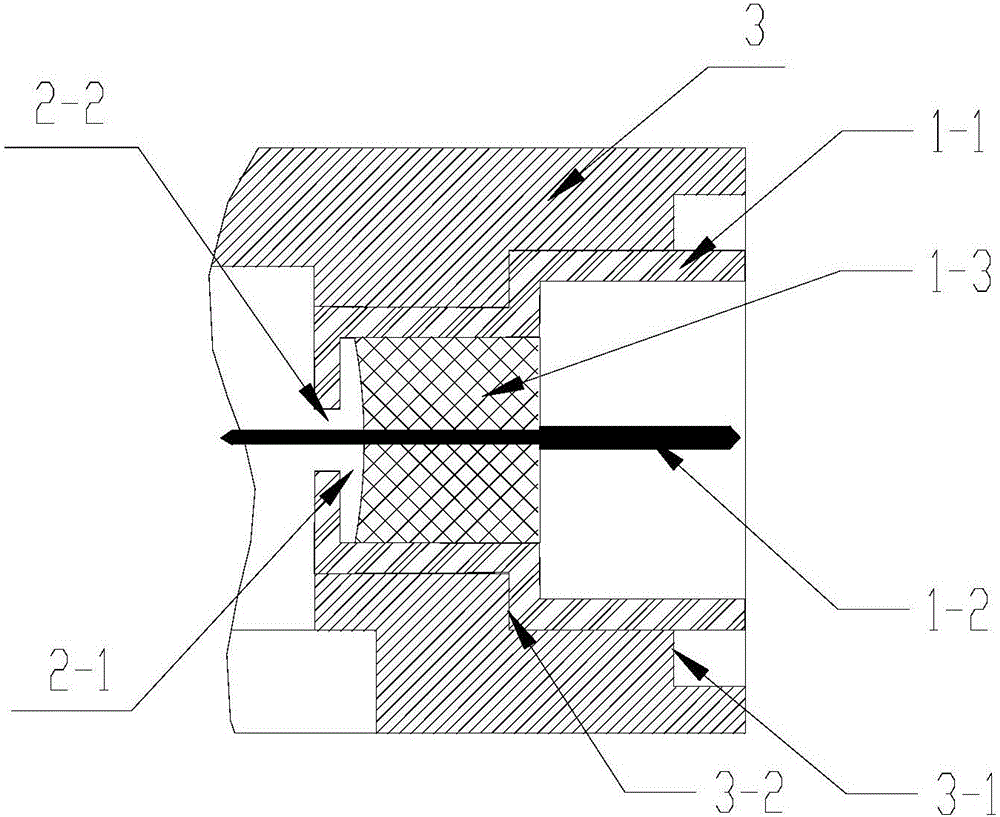 Radio frequency coaxial connector and microwave transmission structure