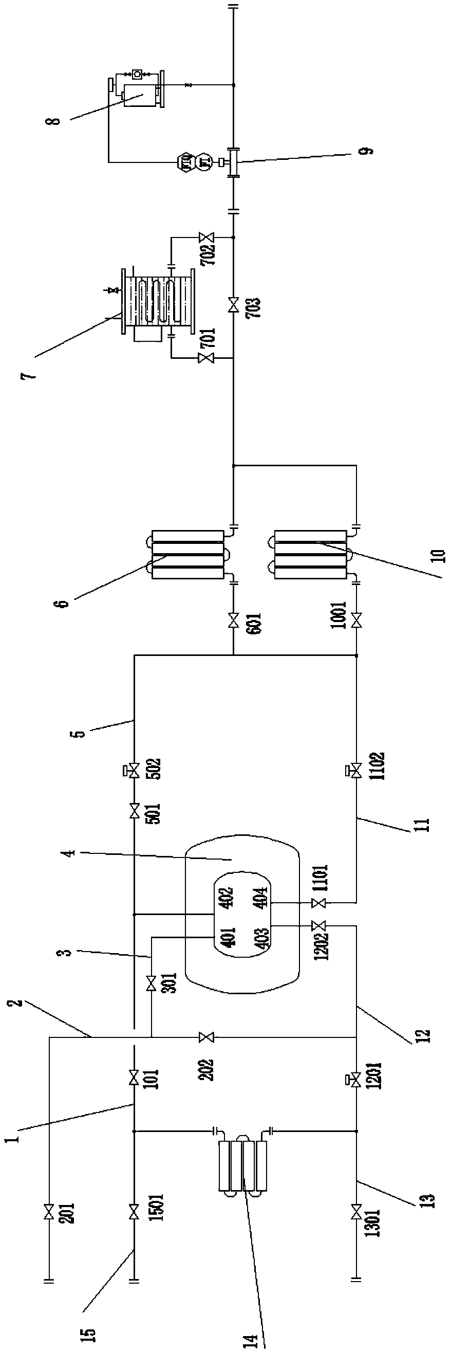 LNG reusing device