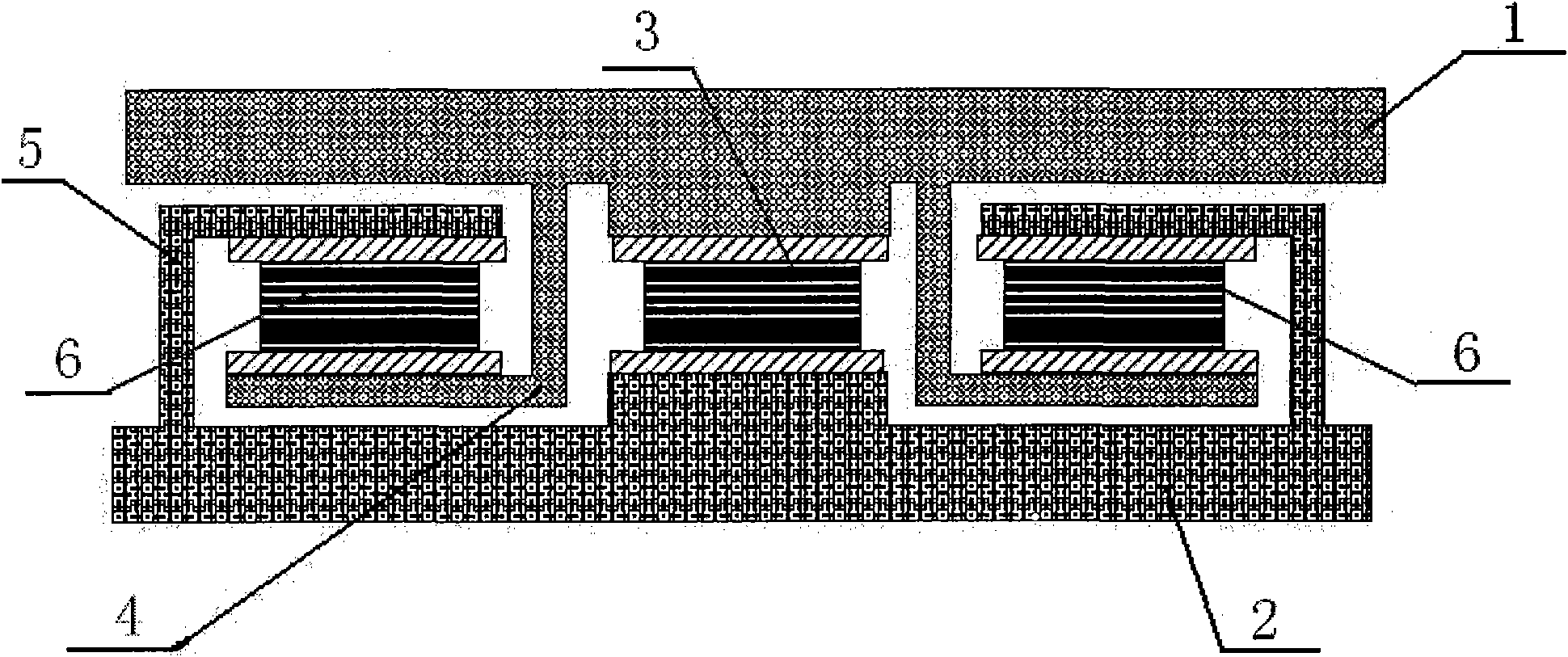 Tensile mechanism for stack rubber shock-insulating support seats