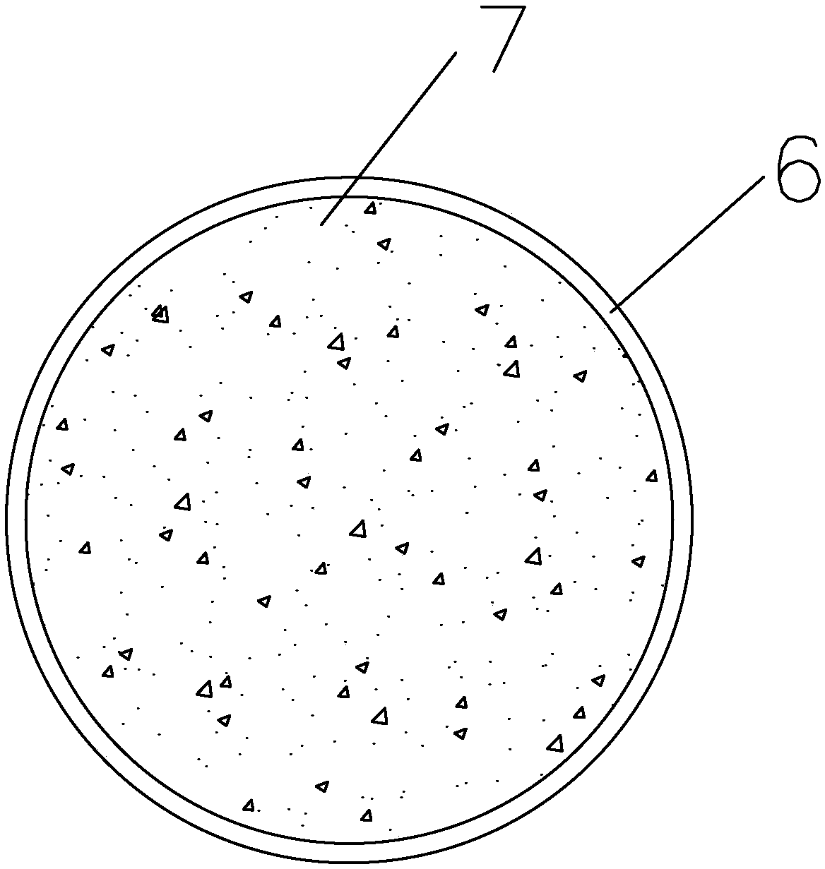 Fabricated circular steel tube energy-dissipating support