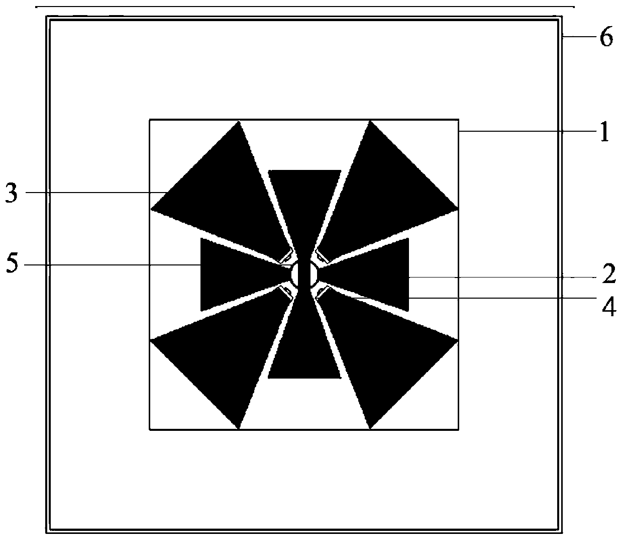 Broadband wide-axial-ratio beam cross dipole antenna