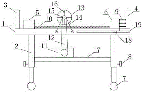 Multifunctional cerebrovascular disease treatment bed