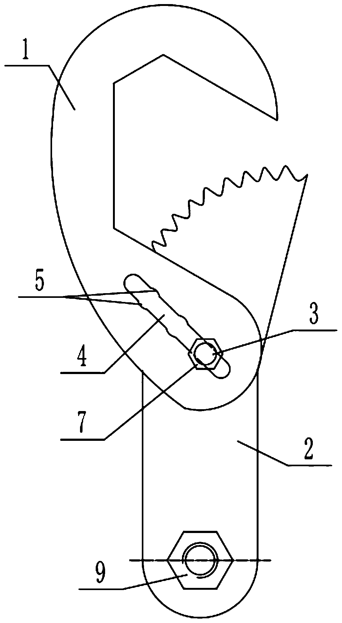 Special-shaped wrench with adjustable opening