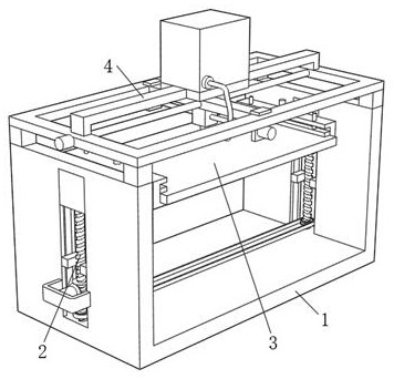 Workpiece surface paint spraying equipment for mechanical processing