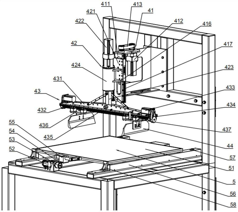 An automatic stirring tablet press machine for mud-like composite materials