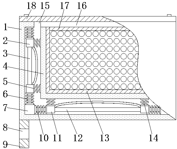 Anti-seismic bridge frame