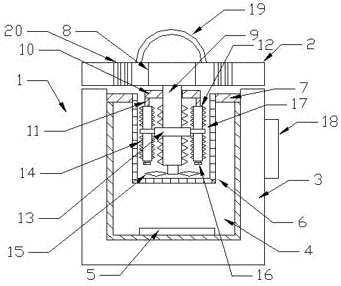 Medicine boiling device easy to thoroughly boil medicine